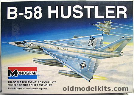 Monogram 1/48 Convair B-58 Hustler Supersonic Bomber, 85-5704 plastic model kit